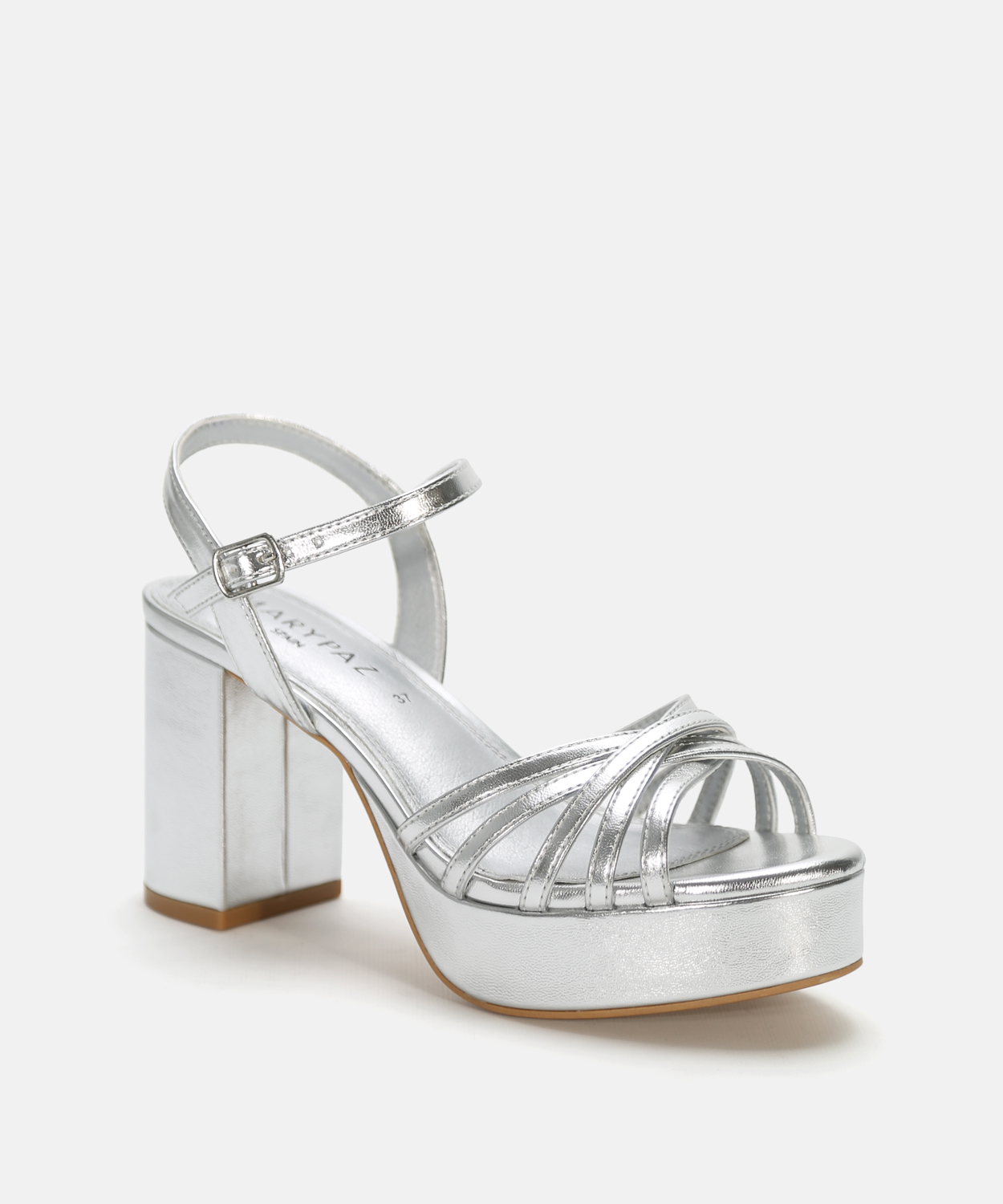 Sandalia plataforma multitiras image number null